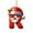 K, variant on Gnwei Christmas Decoration - 26 Letters Ornaments for Christmas Tree 2025, Christmas Ornament 3D Resin Xmas Hanging Pendant Original Gifts for Family Friends