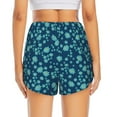 thumbnail image 2 of Lsque Daisies Flowers Printed Women's Running Shorts with Liner Pockets,Elastic Quick Dry Workout Athletic Gym Yoga Shorts,Womens High Waist Shorts-X-Large, 2 of 9