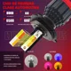 thumbnail image 2 of Faro Led H4 Moto Luz Alta Blanco Y Baja 4colors Para Italika, 2 of 6