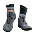 thumbnail image 3 of Men's Ankle Boots Winter Boots With Elastic Lace Up Comfort For Cold Weather, 3 of 8