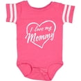 thumbnail image 3 of Inktastic I Love My Mommy in White Chalk Heart Boys or Girls Baby Bodysuit, 3 of 5