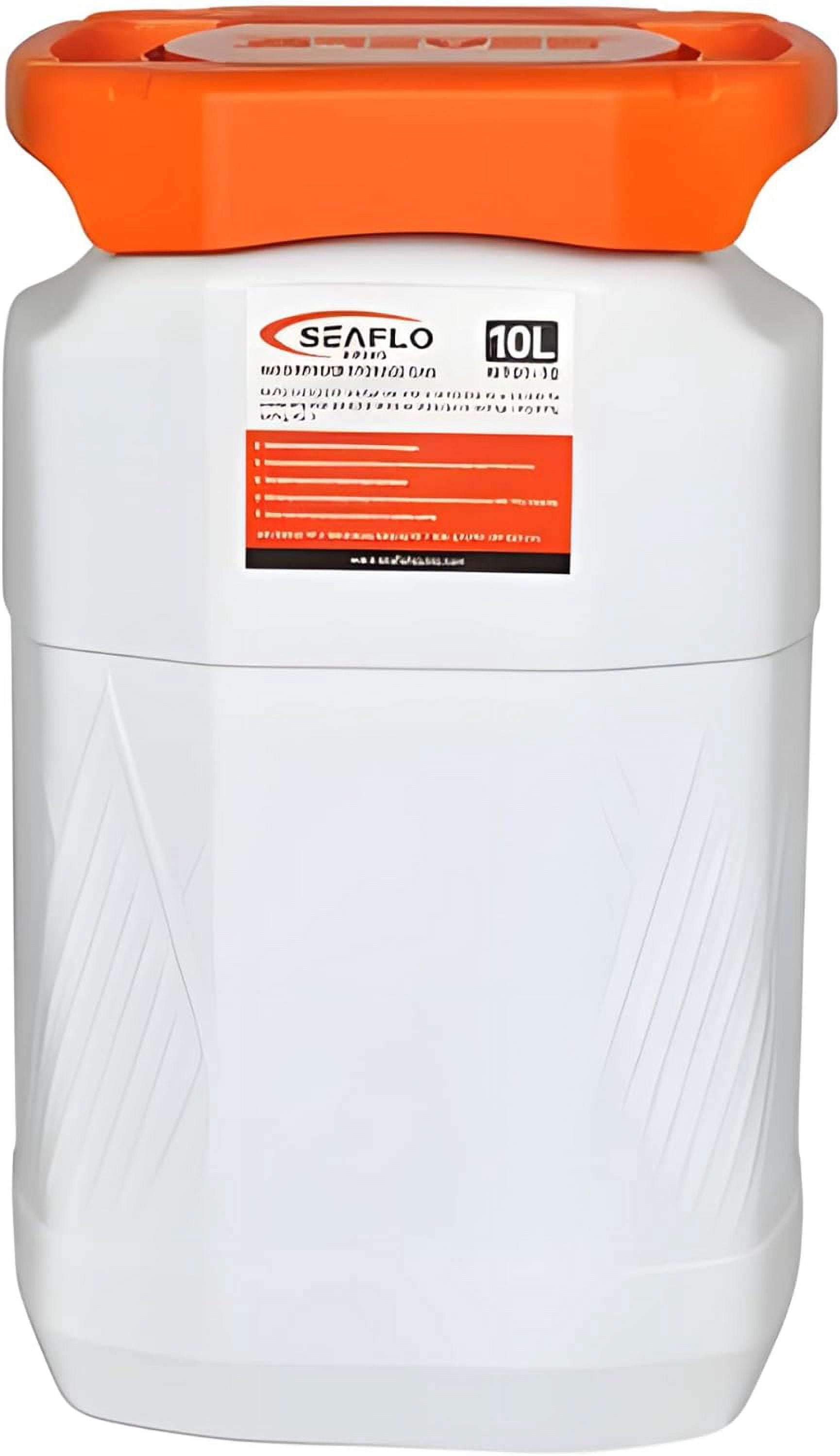 SEAFLO Waterproof Storage Can for Marine, RV, Storage, Kayak, Camping Choose Size (10L)
