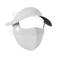 thumbnail image 3 of Xihbxyly Mascarilla de Seda de Hielo, Protección Solar Facial Completa, Diseño Ventilado con Abertura para La Nariz, Elegante Sombrero para El Sol con Parte Superior Hueca, Ideal para Ciclismo y Send, 3 of 3