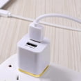 thumbnail image 4 of CNKOO New Double Port Usb Wall Plug Brick Charging Box Adapter Double Usb Charger Block Usb Wall Charger With Smart Charging Cell Phone Wall Chargers  Travel Travel, 4 of 5