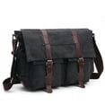thumbnail image 1 of Bolsos de mensajero de negocios para hombres, bolso de hombro para hombres, bolso cruzado de lona, bolso de viaje de oficina informal Retro Ormromra 2032777-1, 1 of 4