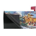thumbnail image 4 of Ryvnso Mailbox Cover Train in Winter Christmas Magnetic Mailbox Wrap Standard Size 21x18 Inch, 4 of 8