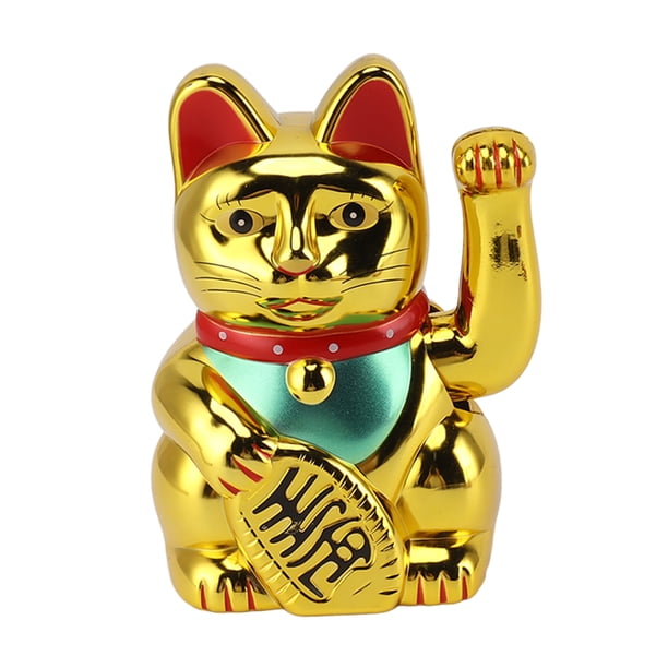 Gato De La Fortuna, Gato De La Fortuna De Escritorio Decorativo De Plástico Lindo De 5 Pulgadas Para Oficina