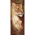 thumbnail image 1 of Cuadros Decorativos Kit de pintura de diamante 5D DIY Lion Tiger Full Square Drill Mosaic (ZQF8121) Likrtyny embutido en tela, 1 of 6