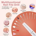 thumbnail image 5 of Banral Cordless Electric Manicure Pedicure Kit for Acrylic Gel Nails,Professional Nail Drill Tools with Drill Bits for Home Salon, 5 of 7