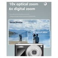 thumbnail image 4 of Cámara Digital de Pantalla Dual de Alta Definición con Lente Telescópica 4K HD, Zoom Óptico de 16x, Cámara de Belleza para Selfies A Prueba de Agua B, 4 of 8