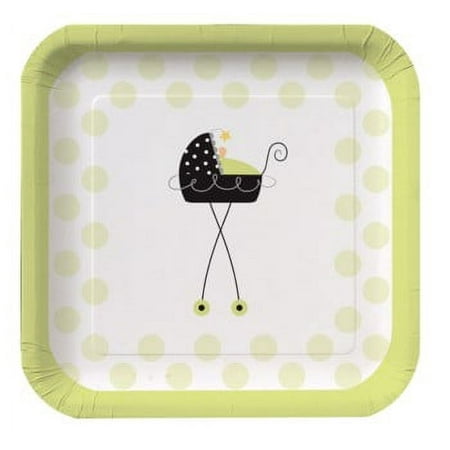 Bulk buys Stroller Fun Square Dinner Plates Set