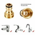 BEATIZ Universal Kitchen Tap Connectors Mixer Garden Hose Pipe Adaptor