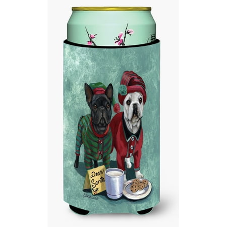 

French Bulldog Christmas PJs Tall Boy Hugger