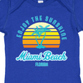 thumbnail image 4 of Inktastic Summer Enjoy the Sunshine Miami Beach Florida in Blue Boys or Girls Baby Bodysuit, 4 of 5