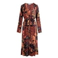 thumbnail image 5 of Jessica Simpson Women's Hardin Flowy Print Duster with Long Sleeves, Sizes S-XL, 5 of 6