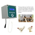 thumbnail image 2 of Controlador de puerta de pollo ANGGREK automático con pantalla LED IP44 resistente al agua 50 metros, 2 of 7