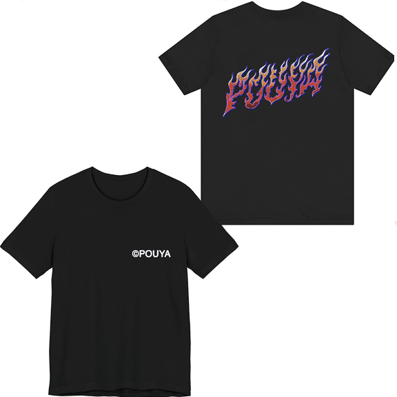 Pouya Merch Logo T-shirt Men Women Shirt Short Sleeve Casual Streetwear Graphic Tee
