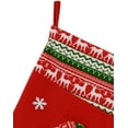 thumbnail image 4 of Decorative Christmas Felt Stocking "Snowman and Merry Christmas" Design, 14.5", 4 of 5
