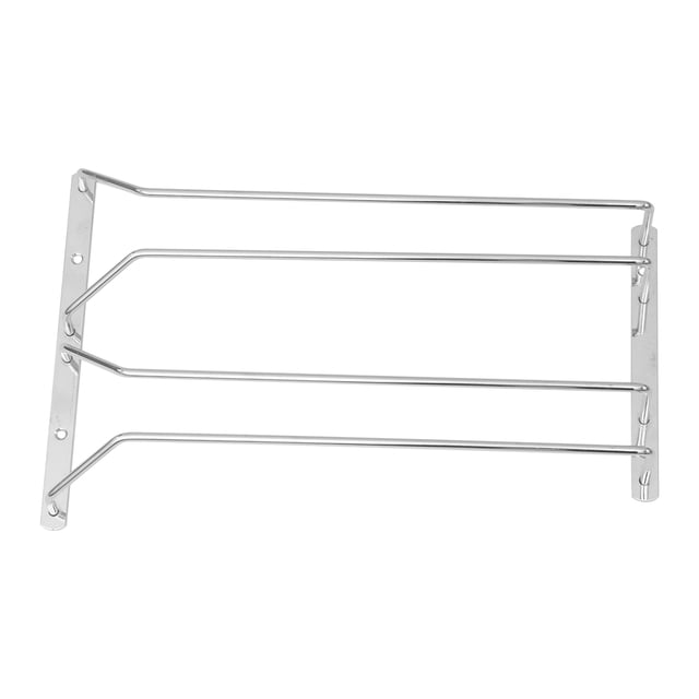 KAKOWELY Glasses Draining Rack 1 Pc Multi-layers Wine Cups Holder Stainless Storage Rack for Kitchen (Silver)13.39"X8.58"X1.97"