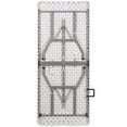 thumbnail image 2 of Bowery Hill 30" x 72" Plastic Folding Table in White, 2 of 4