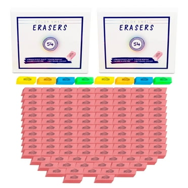 Color Swell Pencil Eraser Value Pack with 100 Pink & 8 Neon, 108 Count