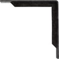 thumbnail image 4 of Ekena Millwork 2"W x 12"D x 12"H Stockport Steel Bracket, Antiqued Silver, 4 of 12