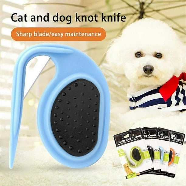 Pet Knotting Comb, De Knotting Comb for Dog Pet Grooming Brush Dematting Tools