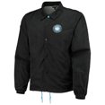 thumbnail image 2 of Men's The Wild Collective Black Charlotte FC Coaches Full-Snap Jacket, 2 of 3