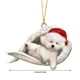 thumbnail image 3 of Adornos navideños, adornos navideños, regalos navideños, colgante decorativo de perro, colgante para árbol de Navidad, accesorios decorativos, colgante de ángel, 3 of 5