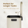 thumbnail image 5 of Kitchen Trash Can with Lid Soft Close, 13 Gallon / 50L Stainless Steel Pedal Garbage Can, Heavy-Duty Fingerprint Proof Step Wastebasket with 20 Bags, Removable Bucket, Home Office, Cream Beige, 5 of 9