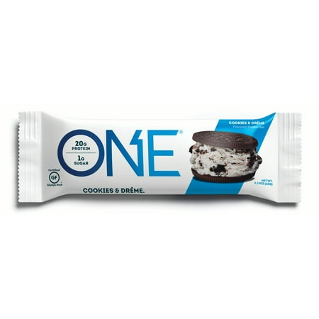 ONE Brands Protein Bar, Cookies & Crème, 20g Protein, 12 Count
