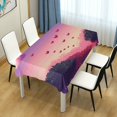 thumbnail image 4 of Yayeee Tablecloths 60" x 120" Rectangle Wrinkle Resistant Party Table Cover, Pixel Floating Hearts, 4 of 8