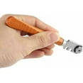 thumbnail image 6 of 2PC Glass Knife with 6 Interchangeable Carbide Cutting Wheels Craft Cutting Kit Tool with Wooden Handle Ideal for Cutting and Scoring Glass Bottles, Mirrors, Window Glass, Shelves, 6 of 8