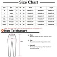thumbnail image 3 of Pants for Women,Clearance Women's Plus Size Women's Flare Pants Splicing Plaid Horn Denim Flanged High-waisted Jeans And Trousers Loose Causal Pants, 3 of 5