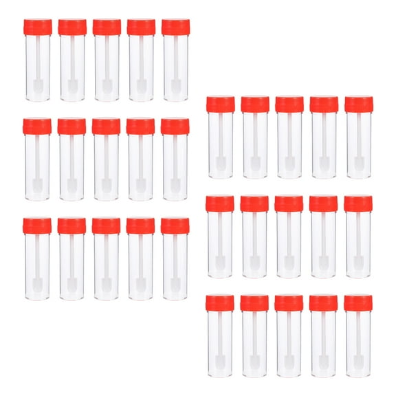 Raindrops Urine Specimen Cups with Lids for Laboratory Use Safe Plastic Collection Containers 25ml
