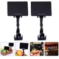 thumbnail image 4 of Shisuyan Sign Holder Clip For Retail Rack Acrylic Black 2Pcs 11X5.5In, 4 of 8