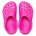 thumbnail image 3 of Zuecos Clásicos Crocs para Niños Rosa Fucsia Talla 3 Mediana, 3 of 6