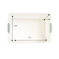 thumbnail image 3 of Homz 16 Gallon Latching Plastic Storage Box With Lid, Red and Green, 2 Count, 3 of 11