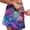 Purple, variant on FASHOFT Tennis Skirts For Women Shining Star Pattern Skort Elastic Material With Pockets For Fitness And Outdoor Sports Activities Womens Athletic Skirt Purple