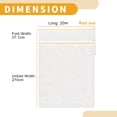 thumbnail image 4 of Unique Bargains Pre-Taped Masking Film 270x2000cm / 65.62ftx106.30" 1 Pcs Plastic Cover White Orange PE Film Paper, 4 of 7