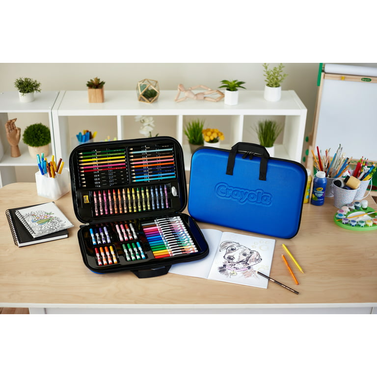  Crayola Sketch & Color (70pcs), Art Kit for Kids, Includes  Coloring Kit, Art Case & Sketch Book, Gifts for Kids Ages 8+