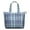Blue White And, variant on Blue White and Yellow Checkered Pattern Travel Tote Bags for Women Carry On,Large Weekender Bags for Women Travel,Multi Functional Duffle Bag for Work,Shopping,Sports