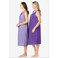 thumbnail image 4 of Only Necessities Plus Size 2-Pack Sleeveless Nightgown, 4 of 5