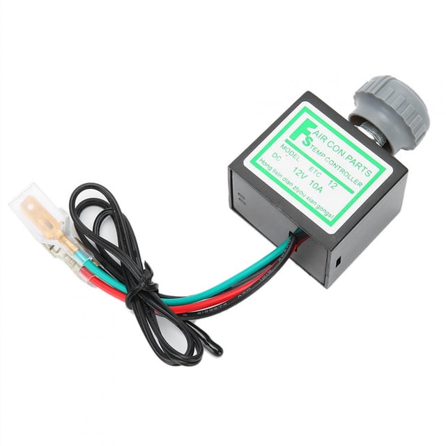Aramox Aire Acondicionado Control De Temperatura 10A Aire Acondicionado De Coche Interruptor De Termostato Electrónico Control De Temperatura Accesorio Automático ANGGREK Otros