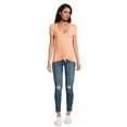 thumbnail image 4 of No Boundaries Juniors’ Tie Front T-Shirt, Sizes XS-XXXL, 4 of 5