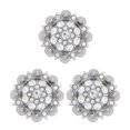 thumbnail image 1 of Elegant Rhinestones Decorative Buckle Belt Accessories Elegant Conchos for Various Outfits Leather Goods Decoration 3PCS, 1 of 5
