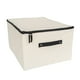 thumbnail image 1 of Yuarrent Caja de almacenamiento, práctico sujetador de ropa interior de gran capacidad, cajas organizadoras lavables, caja de ropa elegante para Almacenamiento y organización del hogar Beige Yuarrent HA077474-03, 1 of 6