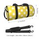thumbnail image 2 of Fotbe Yellow And White Polka Dot Bolsa Deportiva de Lona Plegable con Estampado, Bolsa de Gimnasio con Bolsillo Seco/Húmedo, Bolsa de Viaje Ultraligera de Gran Capacidad, 2 of 6