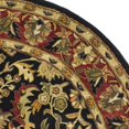 thumbnail image 4 of Safavieh Heritage Black Traditional Rug - Round 10', 4 of 4