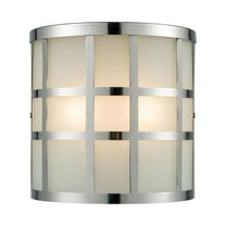 Elk Home 8-Inch Wide Outdoor Hooper Wall Sconce, Modern, Silver